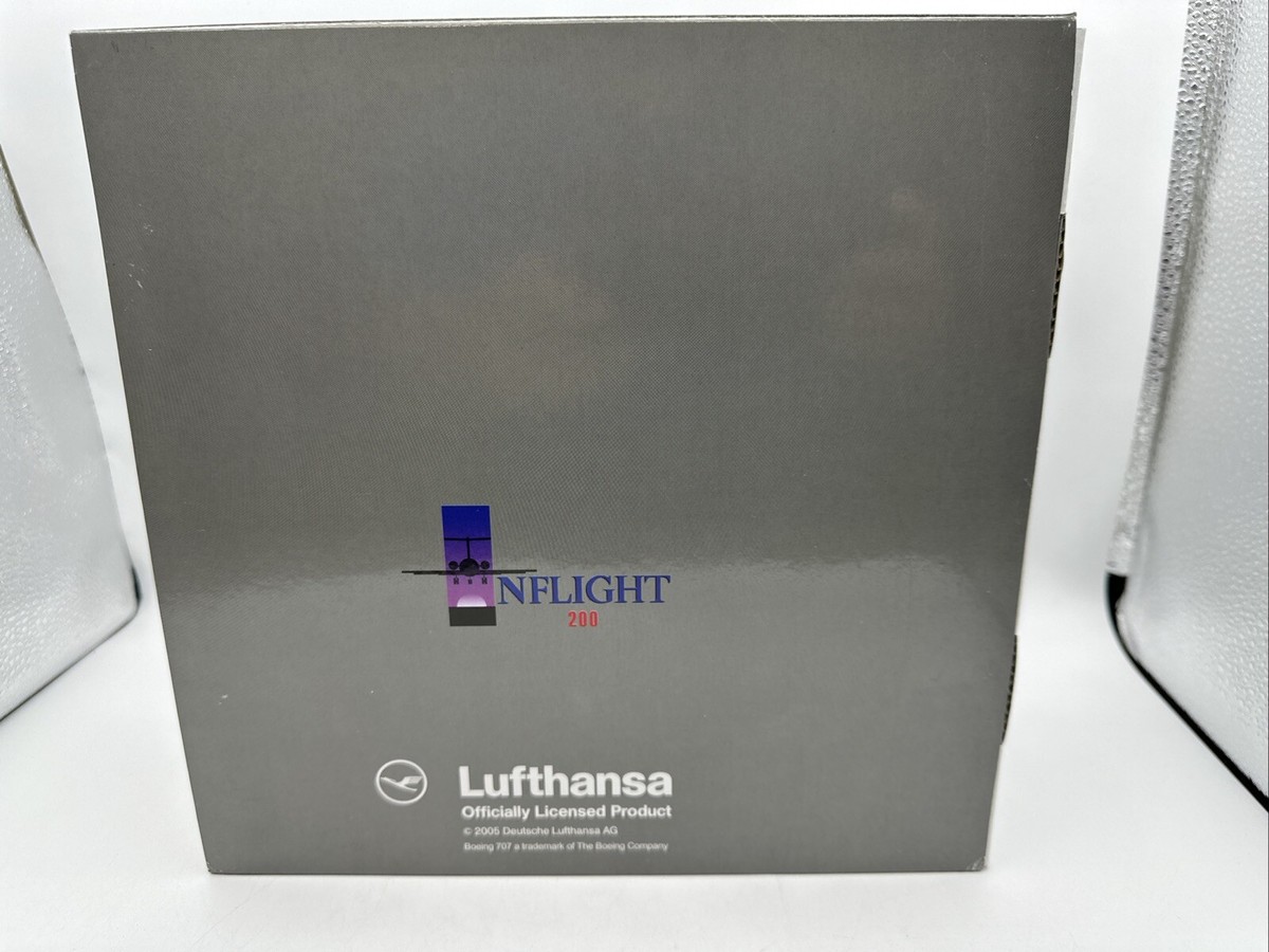 LUFTHANSA D-ABUH DORTMUND BOEING 707-330 INFLIGHT 1:200 SCALE