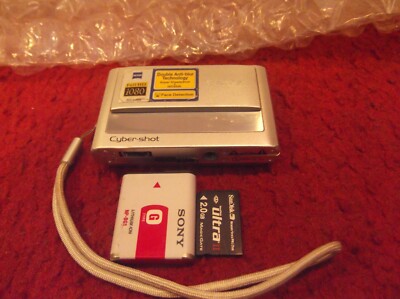 Sony CyberShot DSC-T20 8.1MP 3x Digital Camera - Silver | eBay