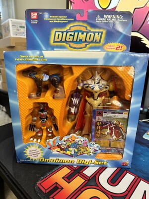 Digimon Season 2 Omnimon-Set with Card 2000- Sealed-HTF Bandai | eBay