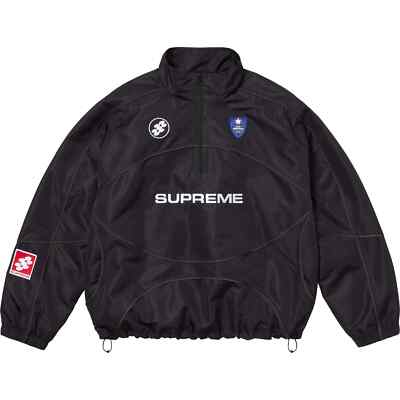 Supreme Reflective Piping Pullover Black White Navy Red 4colors