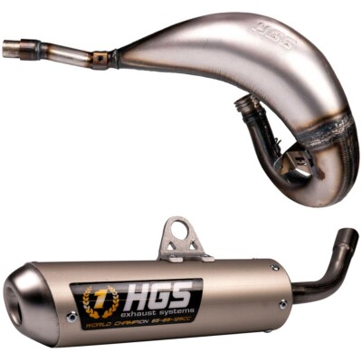 2022-2025 Yamaha YZ 125 HGS Exhaust Front Header + Tail Pipe