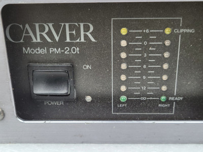 Carver PM 2.0t magnetic field stereo power amplifier 1,200 watts