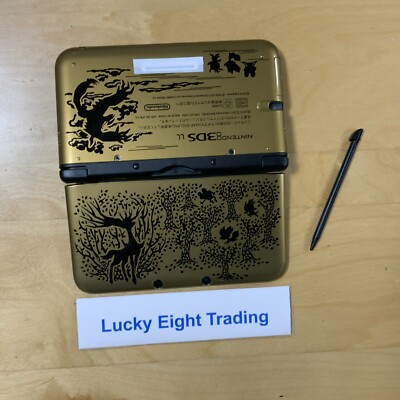 Nintendo 3DS XL LL Pokemon XY Premium Gold Console Stylus Japanese