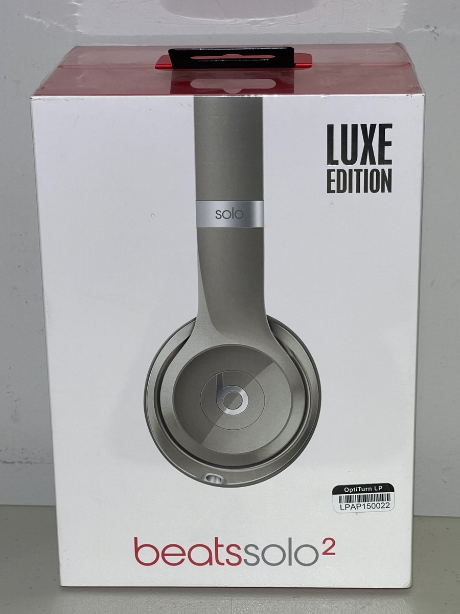 Beats Solo 2 Solo2 Wired On-Ear Headphones Luxe Edition Headband
