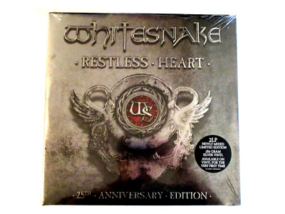 WHITESNAKE RESTLESS HEART LP 25th ANNIVERSARY (2) 180 GRAM SILVER