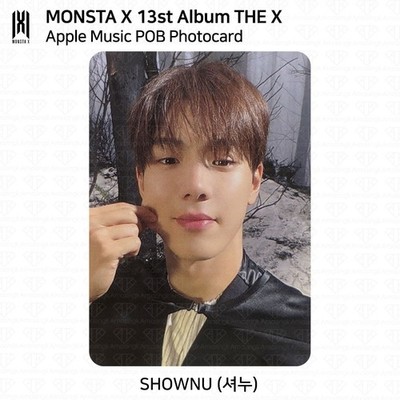 MONSTA X The 13th Mini Album THE X Applemusic POB Photocard SHOWNU