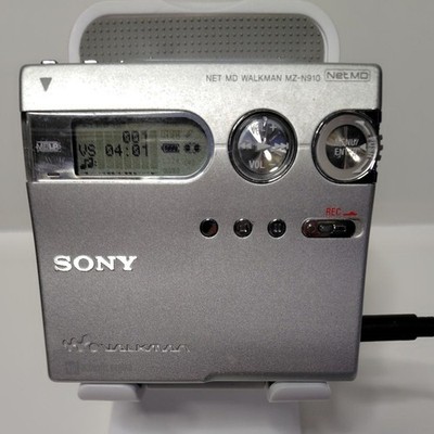 SONY MZ-N910 Minidisc MD Player Walkman MDLP G-PROTECTION Tested