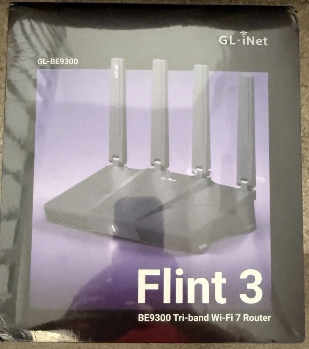 GL.iNet GL-BE9300(Flint 3) WiFi 7 Router WireGuard Gaming MLO