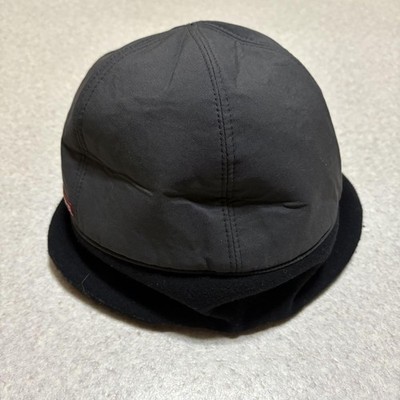 00s Prada Sport Ear Flap Cap Black Y2K Archive Size 18cm Vintage