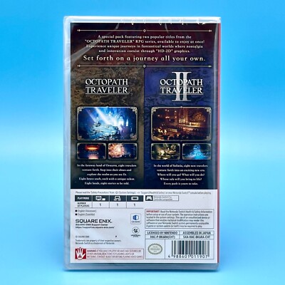 Octopath Traveler I + II Bundle Nintendo Switch English Asia