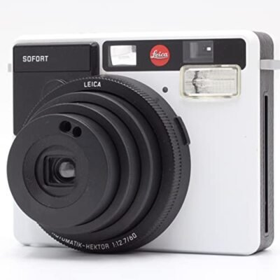 Leica Sofort White 19100 Instant Film Camera with Optical Real