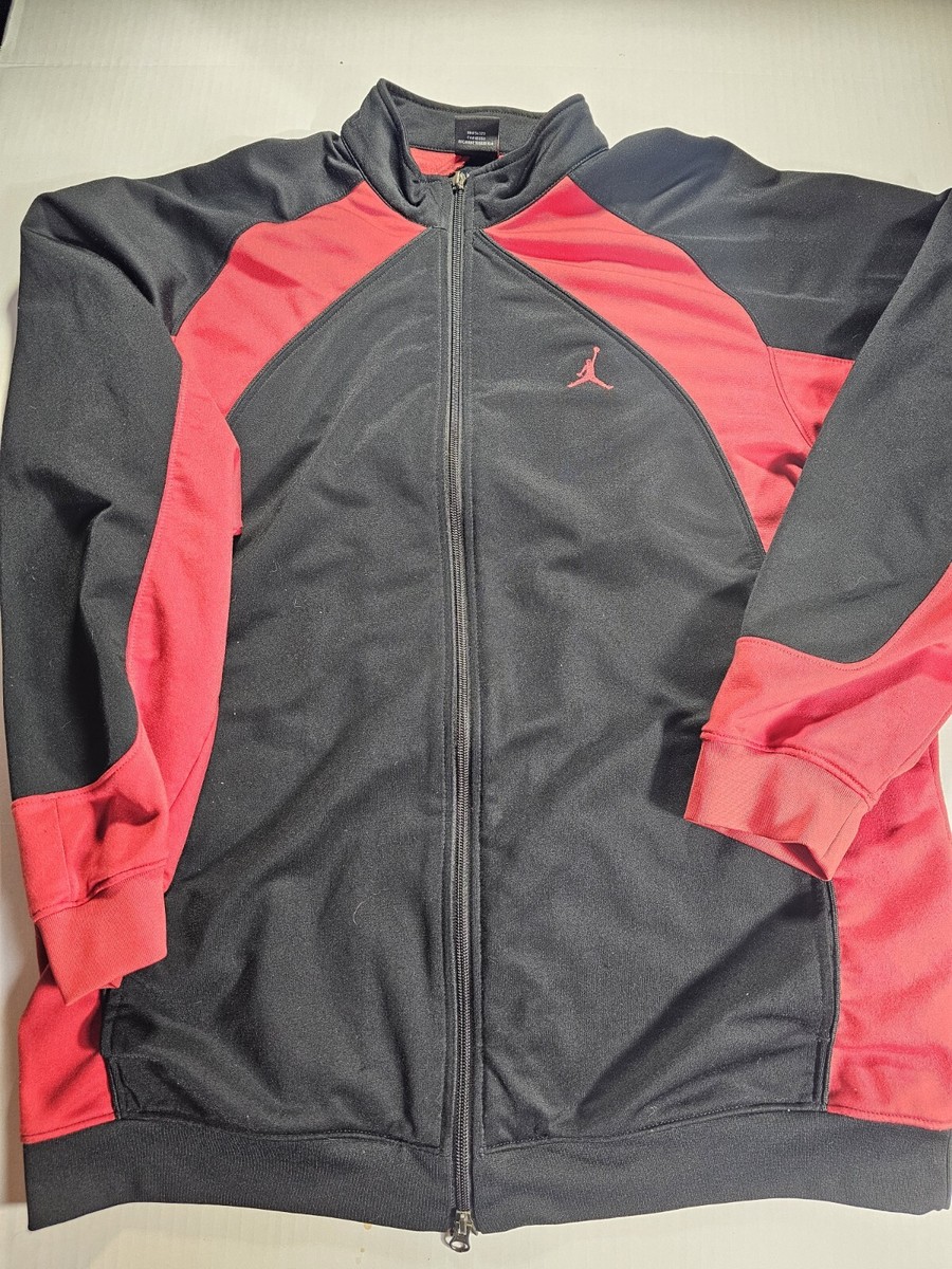 Vintage Nike Jordan Full Zip Warm Up Jacket Size Large 20th