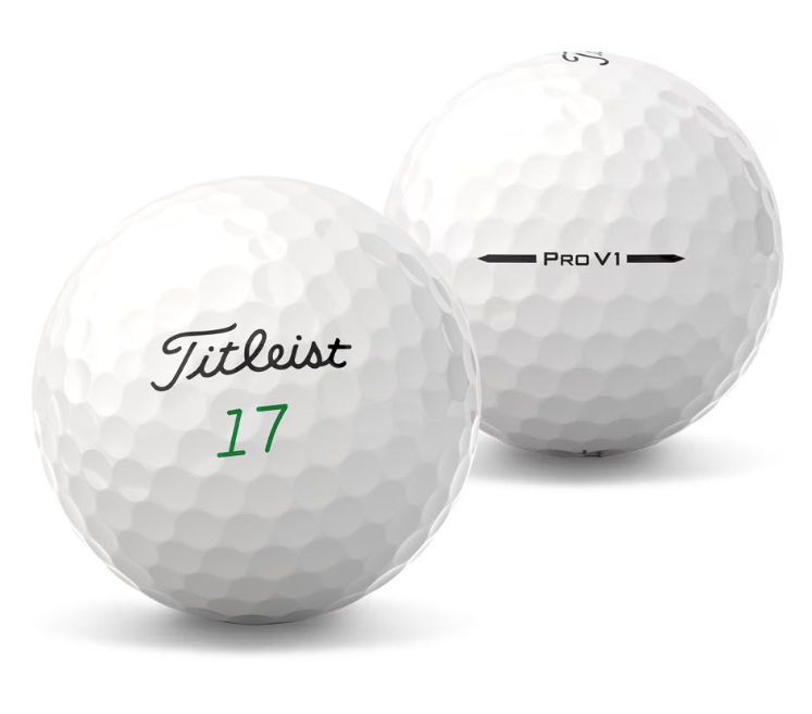 1) Titleist Pro V1 St. Patrick's Day Special Edition Golf Ball