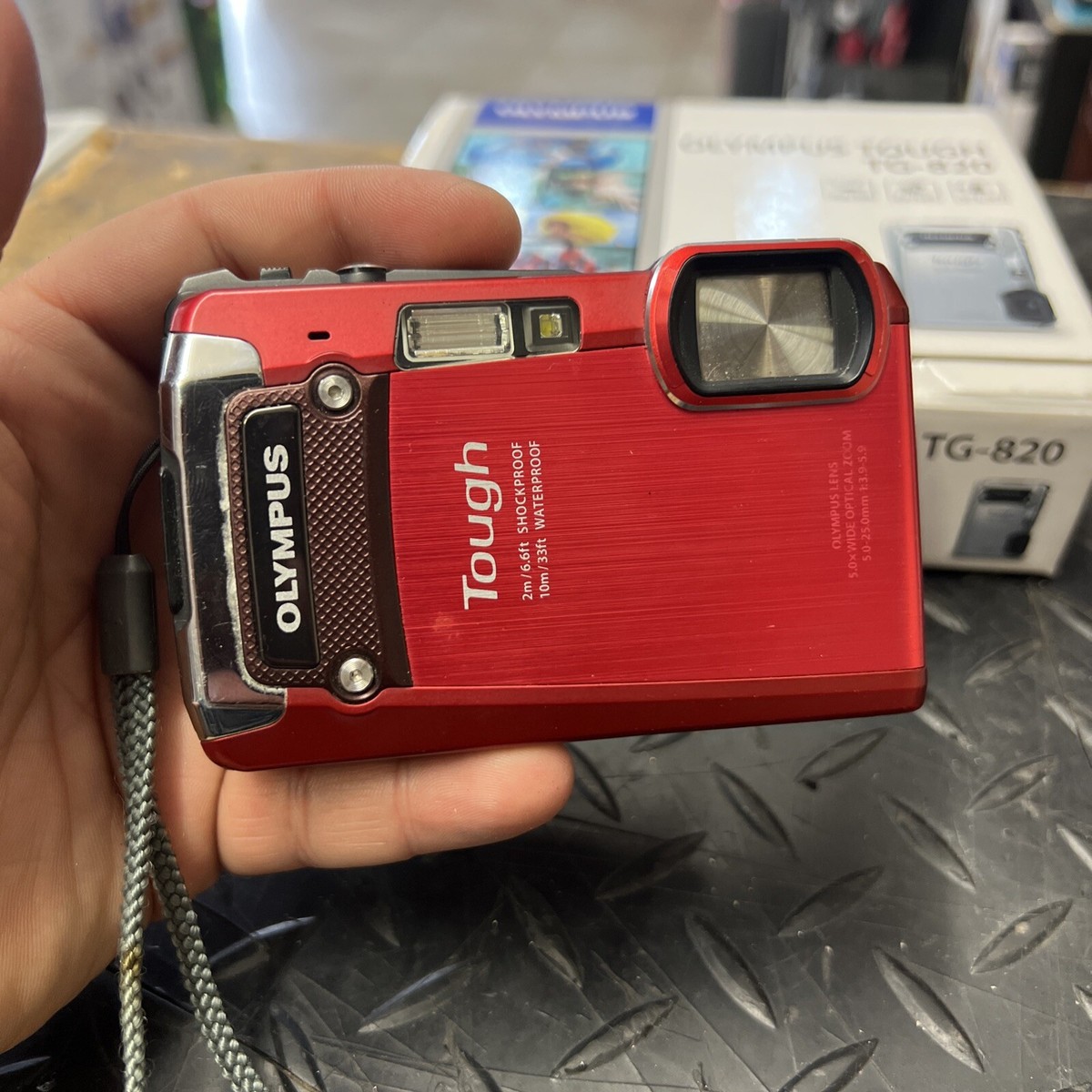 Olympus Tough TG-820 12 MP Digital Camera Shockproof & Waterproof