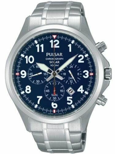 Pulsar Men's Chrono Analogue /Digital Stainless Steel Bracelet