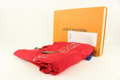 Louis Vuitton x Supreme LV x Supreme New Men's Large Red Arc Logo