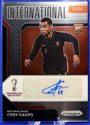 2022 Prizm World Cup CODY GAKPO Rookie International Ink