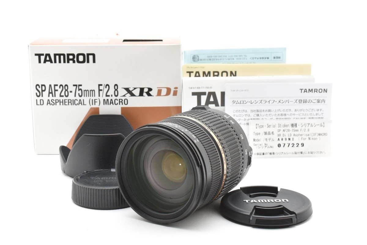 Tamron SP AF 28-75mm F/2.8 XR Di LD Aspherical [IF］ MACRO （ A09N