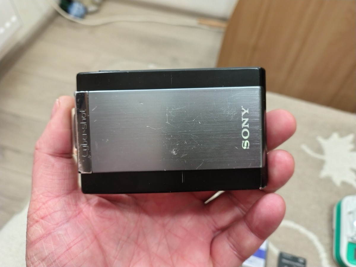 Sony Cyber-shot DSC-T300 10.1MP Digital Camera - Black Fully