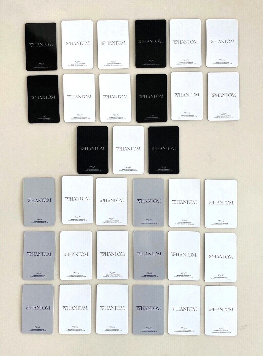 WayV Phantom SMTOWN OFFICIAL MD Photocard RANDOM TRADING CARD