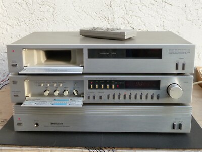 Technics Stereo System ST-K808 Preamp SE-A808 Power Amp SH-R808