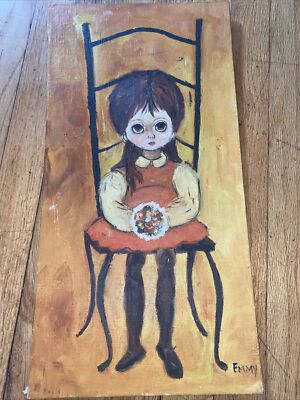 Margaret Keane 70s ヴィンテージポスター 額付「ALONE」