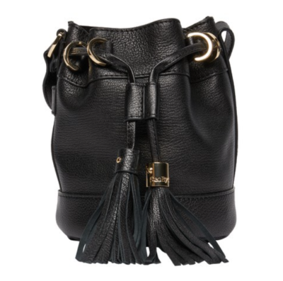 NEW See by Chloé Vicki Leather Bucket Bag BLACK | eBay