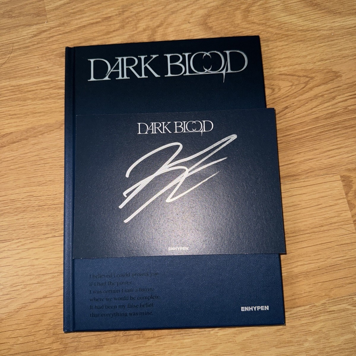 ENHYPEN Dark Blood SIGNED Album JAY Postcard | eBay