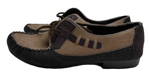 Rare PRADA SPORTS Studded Leather Shoes Black Size 37 US 6.5 Flats