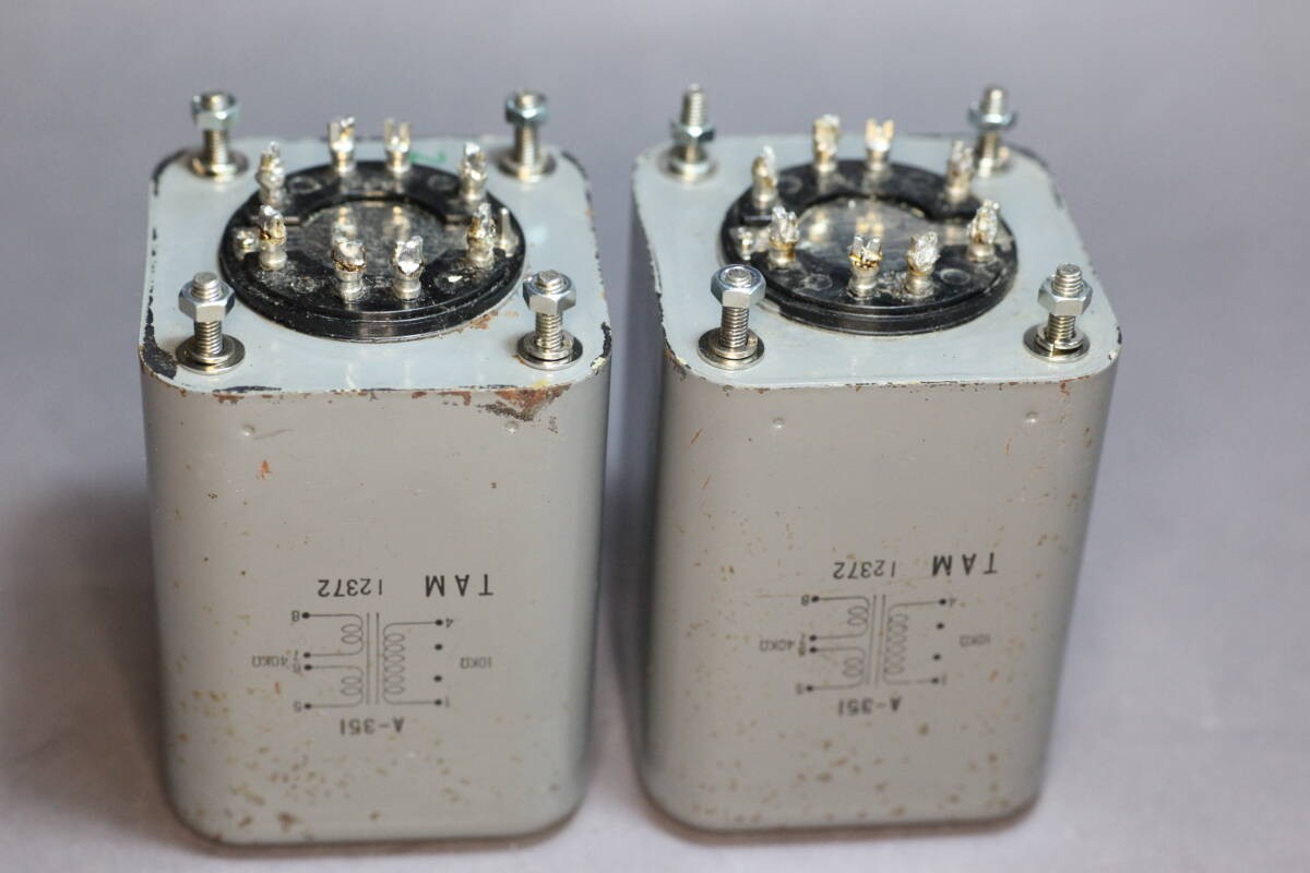 Pair vintage TAMURA A-351 interstage transformer for 12AU7, 6SN7
