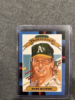 Mark McGwire Donruss Diamond Kings No. 1 Rookie Card 1987 Leaf | eBay