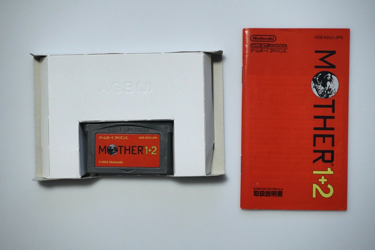 Game Boy Advance Mother Earthbound 1+2 boxed Japan GameBoy GBA