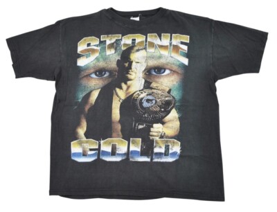 Vintage Stone Cold Steve Austin 90s Rap Shirt Size Large | eBay