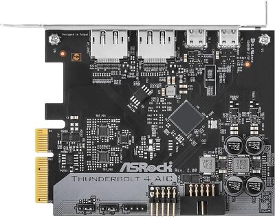 ASRock Thunderbolt 4 AIC R2.0 Extension Board Intel PCI Express