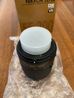 NIKON NIKKOR LENS AF-S DX VR ZOOM 55-200mm F/4-5.6 G -ED NEW | eBay