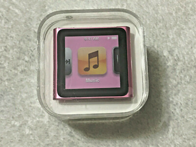 Apple iPod Nano 6th Generation Pink 8 GB MC692LL/A AAC WAV MP3
