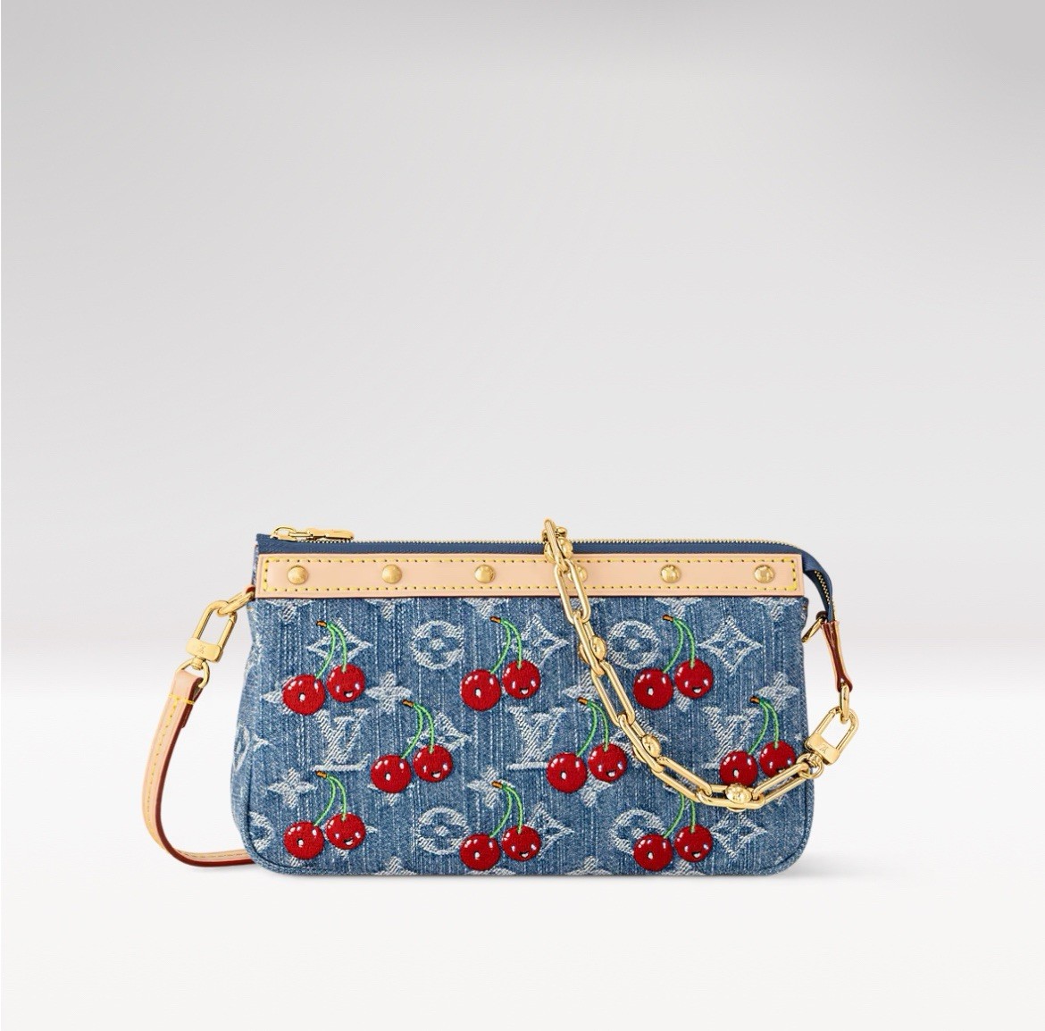 Louis Vuitton Cherry Murakami M13994 LV x TM Pochette Accessories