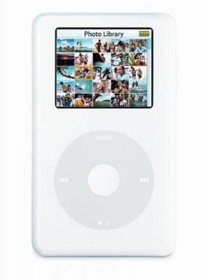 Apple iPod photo classic 4th Generation White (30 GB) for sale
