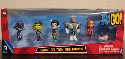 Teen Titans Go Deluxe Six Pack Mini Figure Lot 92410 NIB New | eBay