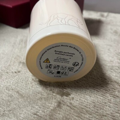 Panthère de CARTIER Candle Panther Cheetah White 185g 6.5oz