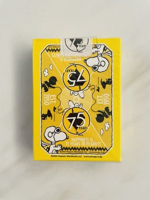 Bicycle PEANUTS Playing Cards SNOOPY 75th Anniversary , 2025