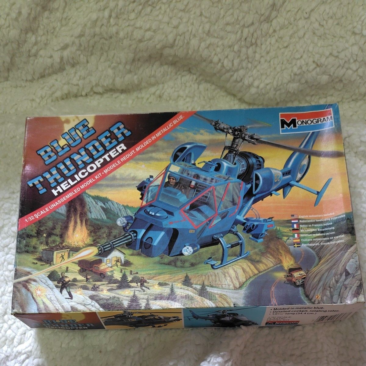 Monogram 1/32 Blue Thunder Helicopter Model Kit Unbuilt Sealed