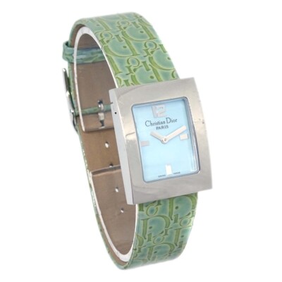 Christian Dior D78-109 Quartz Watch Green 171803 | eBay