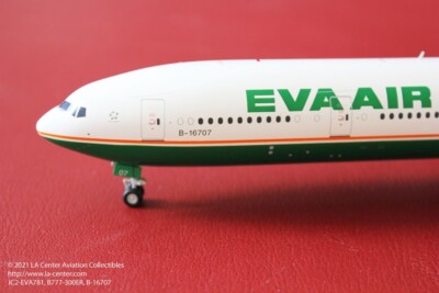 JC Wing Eva Air Boeing 777-300ER Taiwan in Old Color Diecast Model