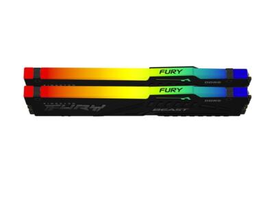 KINGSTON 16GB 5200MT/s DDR5 CL40 DIMM (Kit of 2) FURY Beast RGB