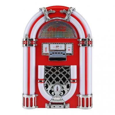 Coca-Cola Retro Jukebox Speaker with Bluetooth and FM Radio Red | eBay