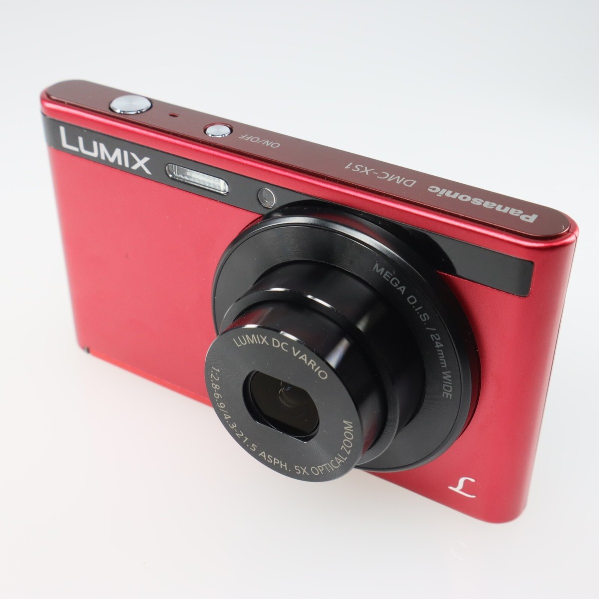 Mint] Panasonic LUMIX DMC-XS1 Red 16.1MP Compact Digital Camera
