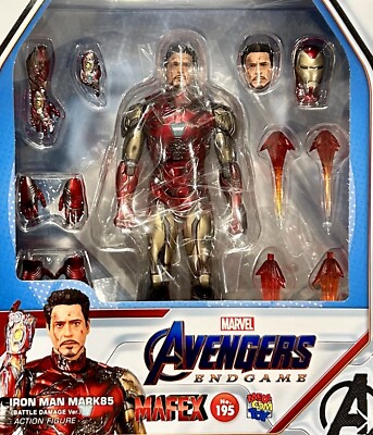 MEDICOM TOY MAFEX No.195 MAFEX IRON MAN MARK 85 BATTLE DAMAGE
