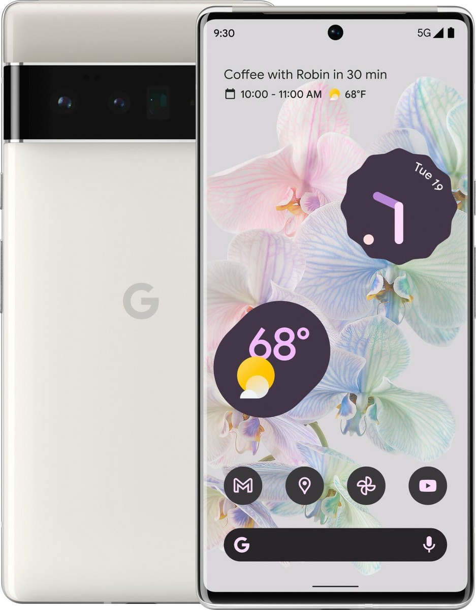 Google Pixel 6 Pro - 128GB - Cloudy White (AT&T) - Brand New