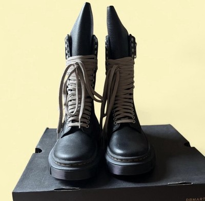 Dr. Martens X Rick Owens DMXL 1918 Calf Length Boots BNIB Women's